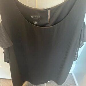 Black off the shoulder blouse